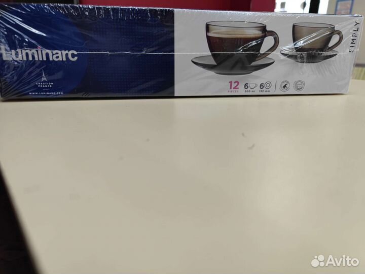 Чайный сервиз Luminarc Simply Eclipse новый