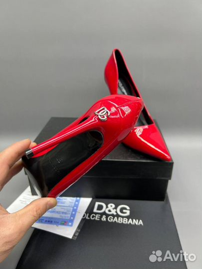 Туфли лодочки натуральная кожа dolce gabbana