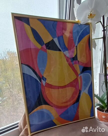 Картина гуашью