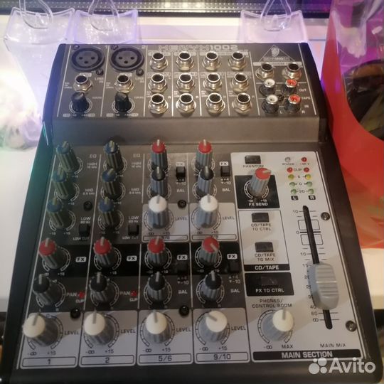 Микшерный пульт behringer xenyx 1002