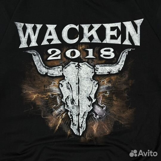 Футболка Merch Wacken Festival Мерч Рок Punk Rock