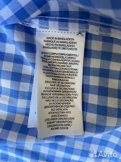 Polo ralph lauren рубашка 7 лет оригинал