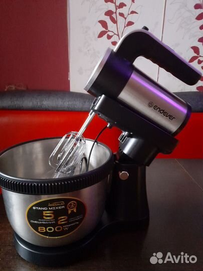 Миксер с вращающейся чашей endever sigma-12