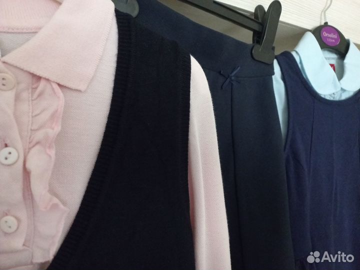 Школьная форма 122 синяя пакетом