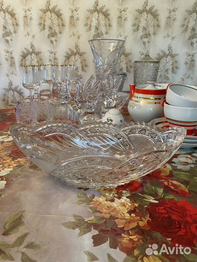 Хрустальный салатник