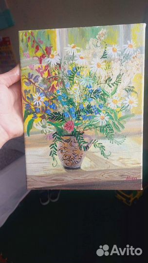 Картина маслом букет