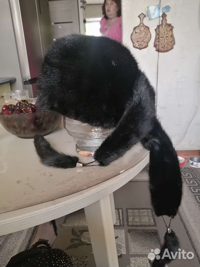 Шапка норковая женская