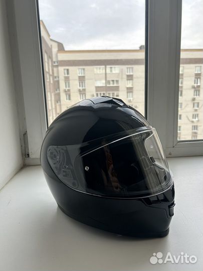 Шлем для мотоцикла Мотошлем - размер S (55-56 см)