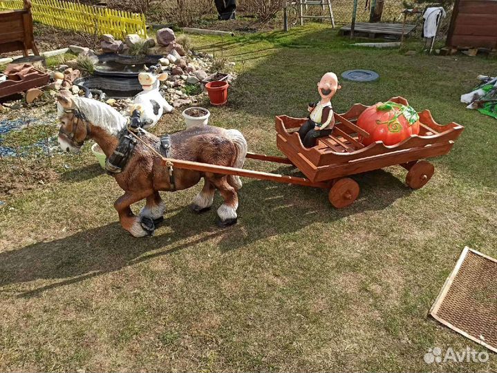 Декоративная телега