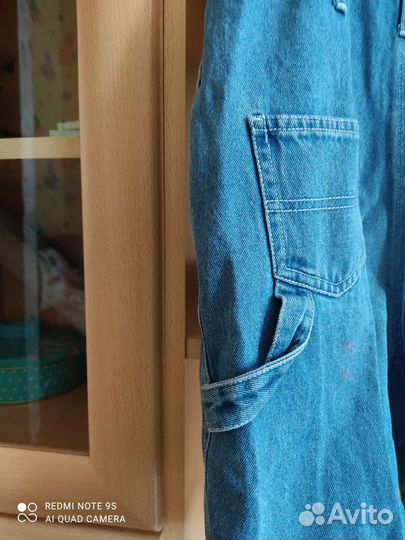 Джинсовый комбинезон для девочки 10 лет, США