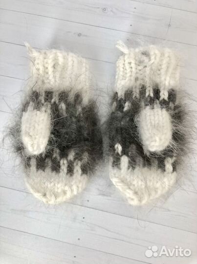 Варежки пуховые