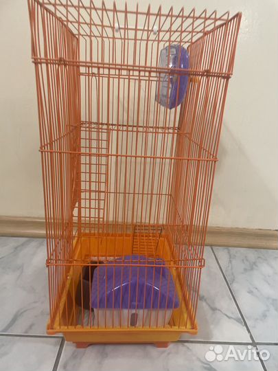 Клетка для грызунов бу 45 см в высоту 25 в ширину