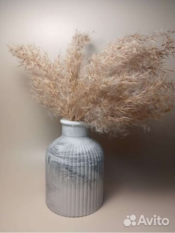 Ваза ручной работы из гипса