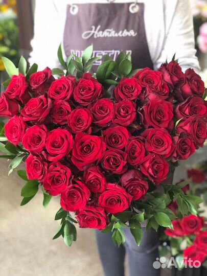 Сердце из роз.букет роз