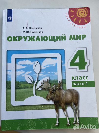 Учебник Окружающий мир 4 класс плешаков