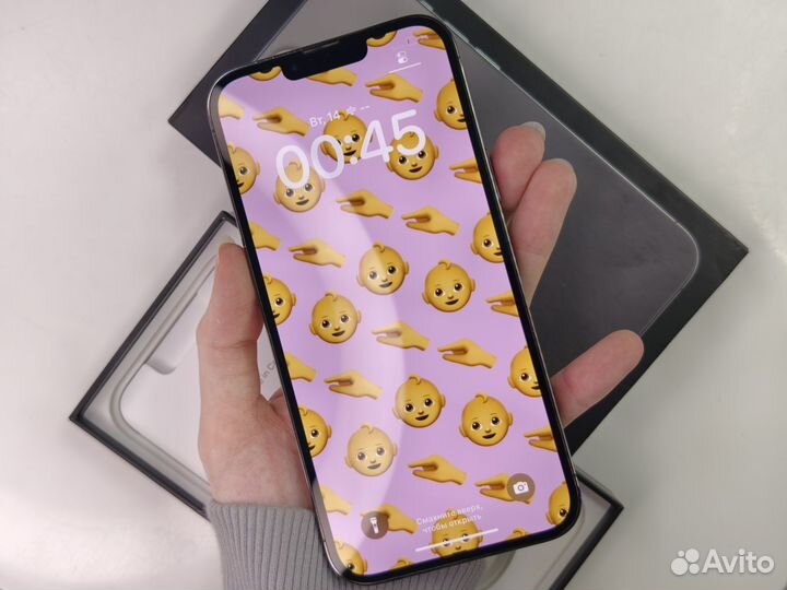 АКБ 87) iPhone 13 Pro Max 512Gb Gray Sim+Esim