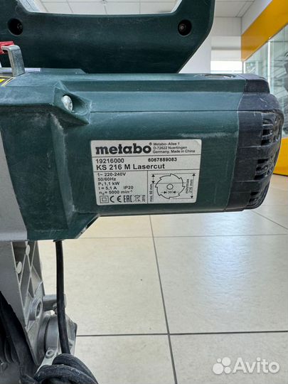 Торцовочная пила Metabo KS 216 M