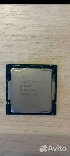 Процессор intel core i3 10100f