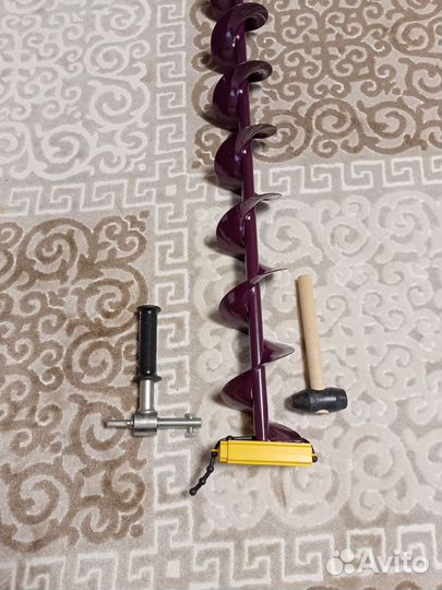 Шнек Ледобур Неро 130 мм+адаптер на подшипниках