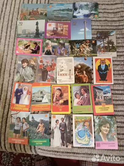 Календарики СССР