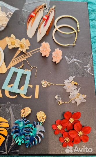 Серьги бижутерия