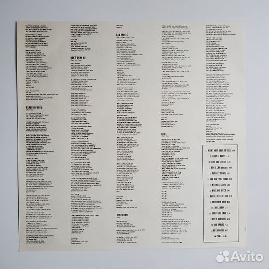 Guns N'Roses - Use your illusion 2LP EX+, Антроп