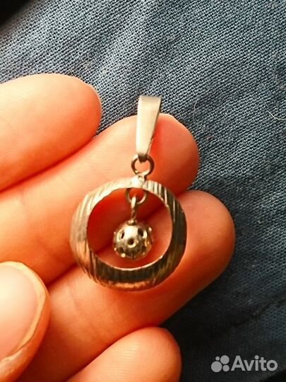 Серебро подвеска телец. Винтаж серьги. Кольца. Ч.1