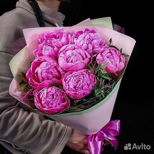 Пионы Розы Доставка