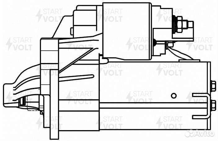 Стартер для а/м Renault Duster (10) 1.5dCi (ти