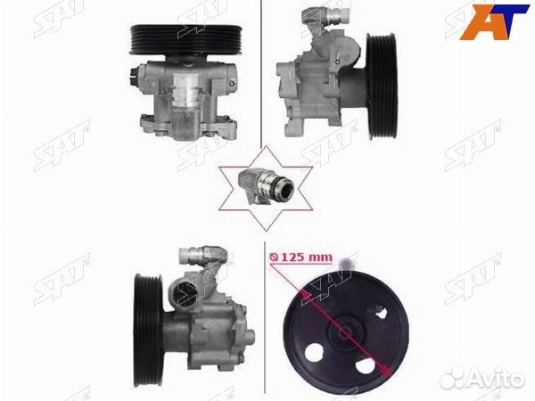 Насос гур mercedes-benz C-class