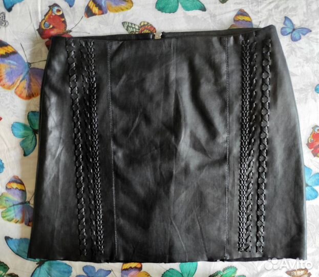 Кожаная юбка