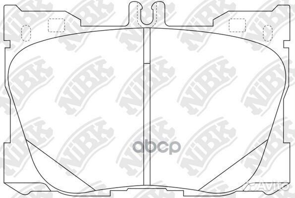 Колодки тормозные mercedes W205/W213/GLC (X253