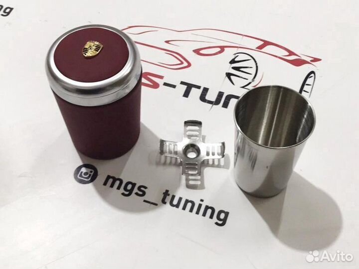 Пепельница Porsche бордовая