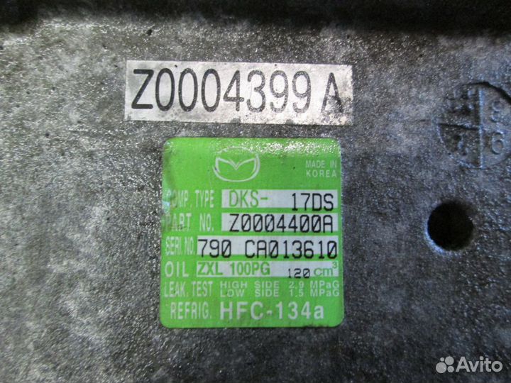 Компрессор кондиционера для Мазда 6 GH 1.8-2.5 L5