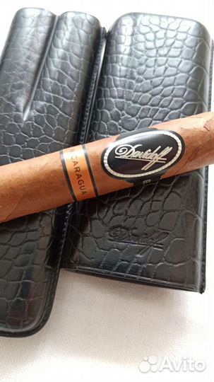 Чехол для 2-х сигар Davidoff (черный)