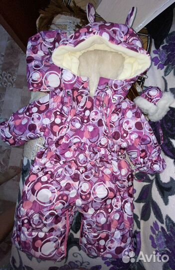 Зимний комбинезон для девочки