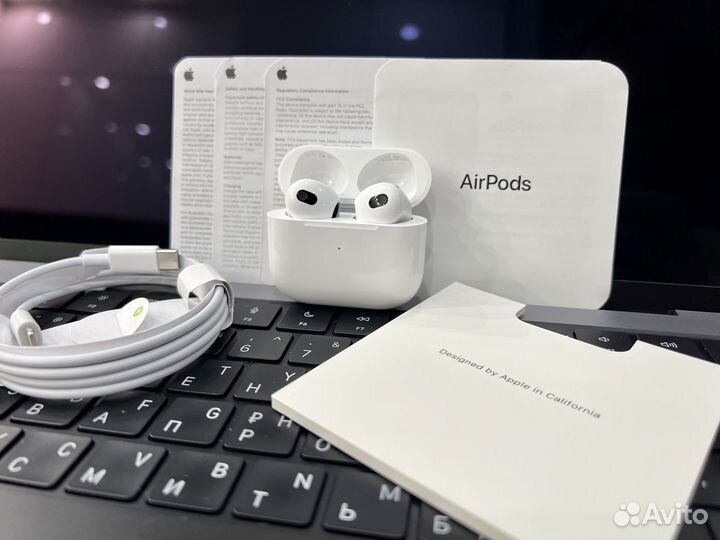 Наушники apple Airpods 3 luxury качество