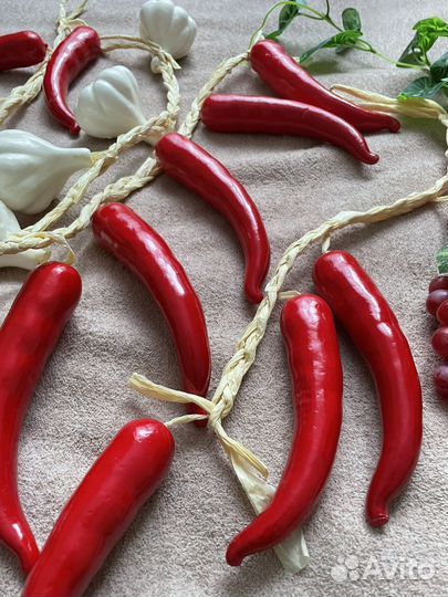 Искусственные овощи и фрукты для декора