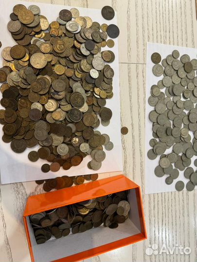 Коллекция монет юбилейные, царские, советы