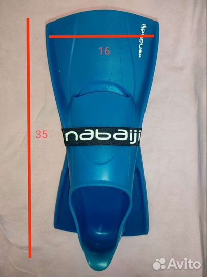 Ласты для плавания nabaiji 41-42 р-р
