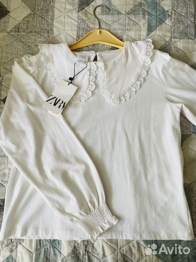 Блузка белая для девочки