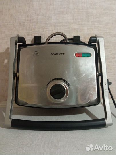 Продам б/у электрогриль scarlet SC-EG350M01