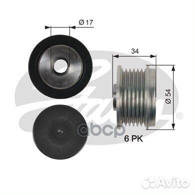 Обгонная муфта генератора DriveAlign OAP7135 G