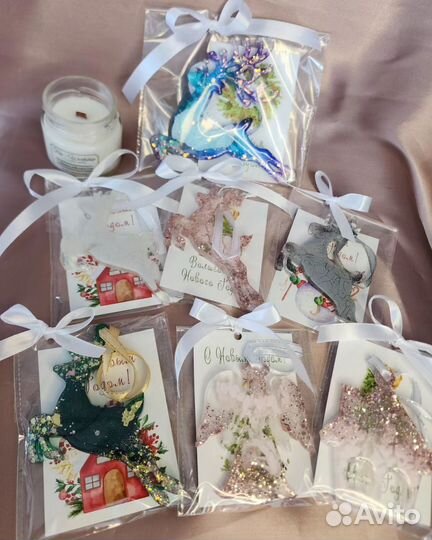 Ёлочные игрушки ручной работы