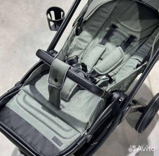 Коляска 3в1 Новая качество (зелёный)