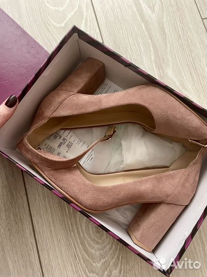 Туфли замшевые