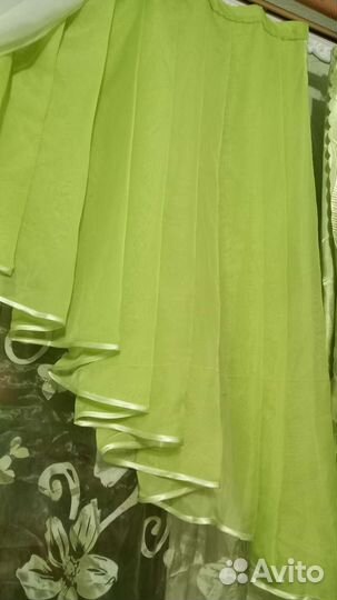 Шторы с ламбрекеном 255/405 см новая