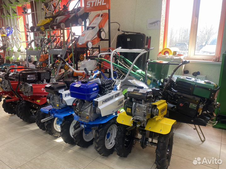 Мотоблок brait BR-135GED (17 л.с, 2+1, колеса 5х12