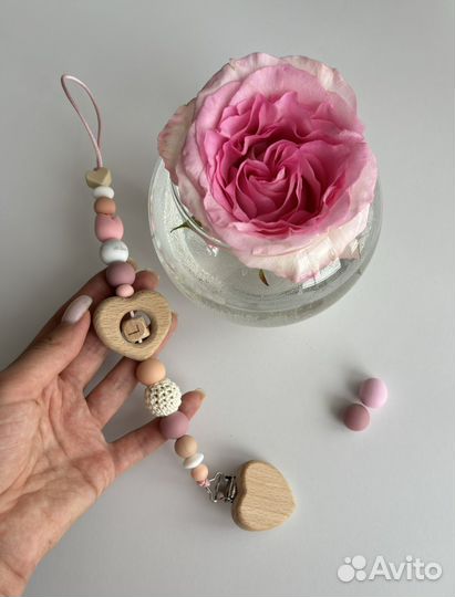 Именные держатели для пустышек, грызунки