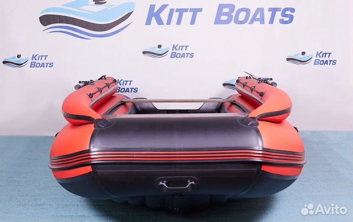 Лодка пвх kitt boats 390 нднд с фальшбортом